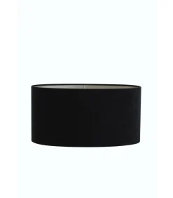 Lampenkap Ovaal Velours - Zwart - 45x21x22cm