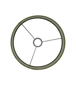 Lampenkap Velours - Groen - 25x25x18cm