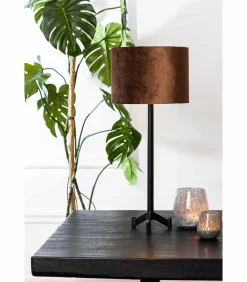 Lampvoet Dennis - Zwart - 15.5x15.5x50cm