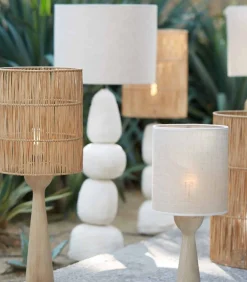 Lampvoet Festina - Licht bruin - Ø9x40cm