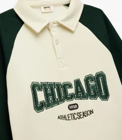 Lang Poloshirt Kinderen Geborduurd