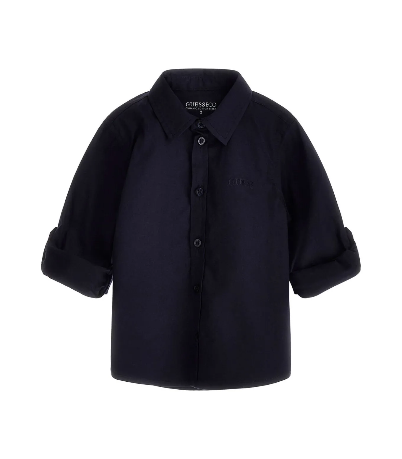 Langarm popeline blouse voor baby