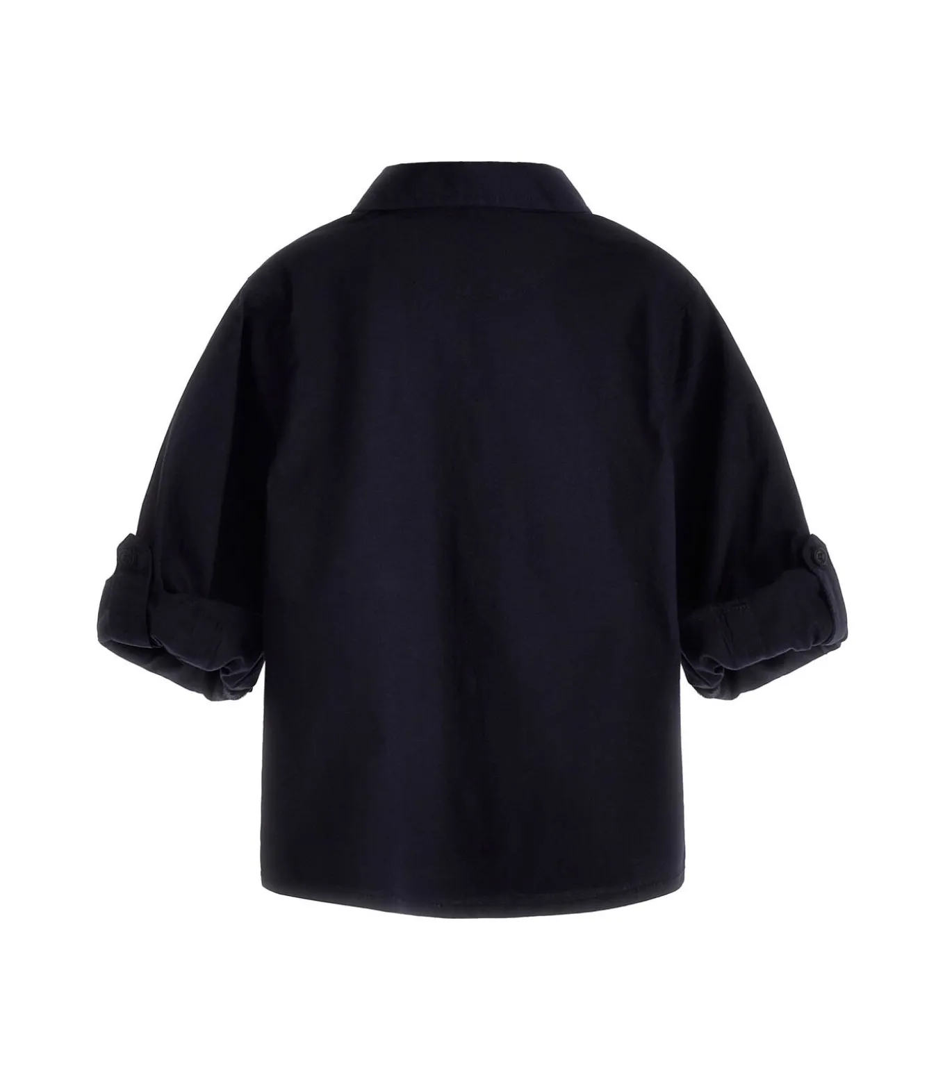 Langarm popeline blouse voor baby