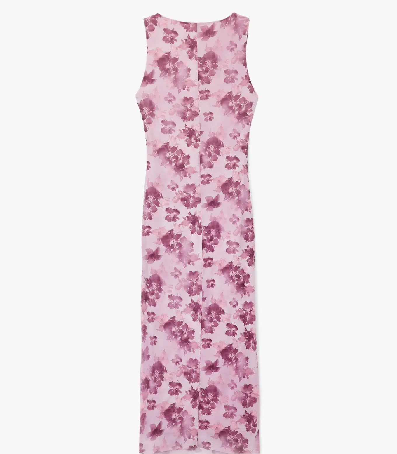 Lange Bloemenjurk met Ronde Hals