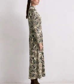 Lange jurk in de vorm van