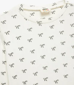 Lange Mouwen T-shirt Fiyonkpatroon