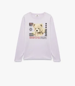 Lange Mouwen T-shirt Katoen Beertjesprint