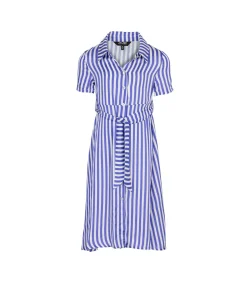 Lange shirtjurk met riem