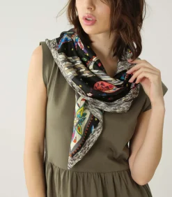 LAVINIA - Sjaal met geometrisch patroon