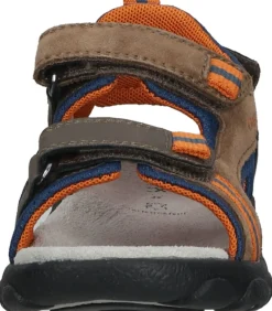 Leer/Textiel Sandalen