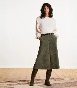 Leren broekriem met zwart studs