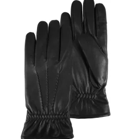 Leren handschoenen voor heren Zwart