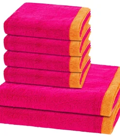 Lifestyle Splash 6-delige handdoekenset
