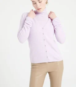 LILLY 7 V-hals vest - 100% kasjmier