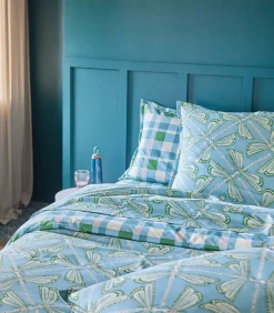 LILLY Bleu - Kussensloop Perkaal katoen