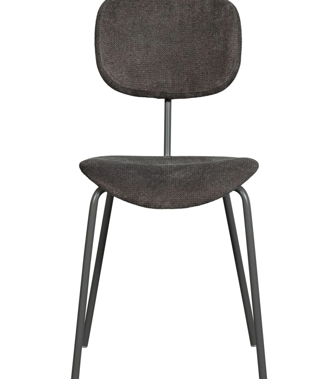 Link Eetkamerstoelen - Polyester - Bruin/Grijs - Set van 6