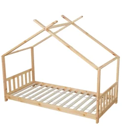 Lit cabane pour enfant 190x90cm en bois GASPARD