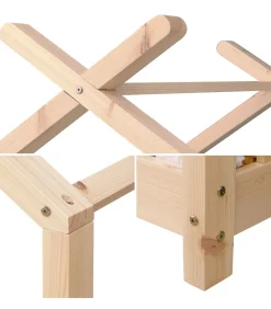 Lit cabane pour enfant 190x90cm en bois GASPARD