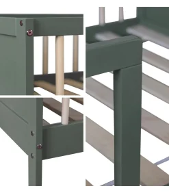 Lit pour enfant 190x90cm vert ADAM