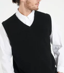 LUKE 9 Mouwloos vest - 100% kasjmier