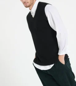 LUKE 9 Mouwloos vest - 100% kasjmier