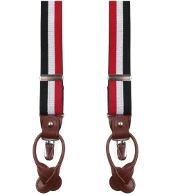 Luxe Bretels Rood Wit Blauw