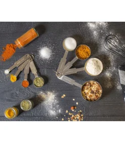 Maatlepels - RVS - 4-delig