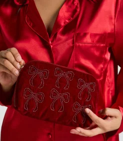 Make-up tas met strikjes