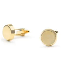 Manchetknoop Rond Goud