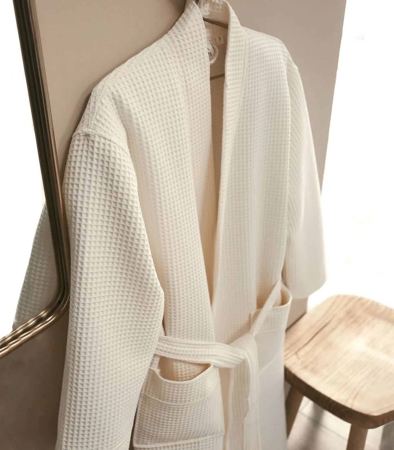 MANOIR Craie - Badjas unisex katoen