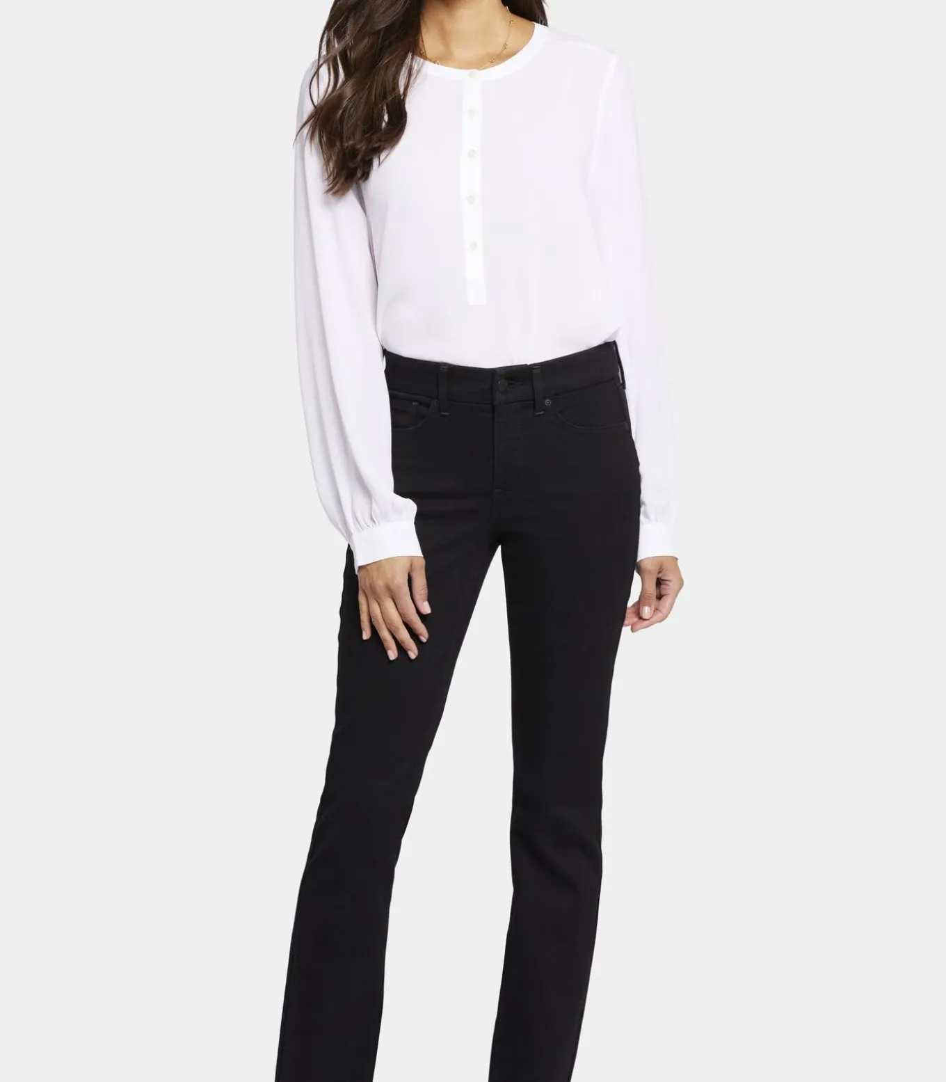 Marilyn Straight Jeans Zwart Waist-Match™ Denim