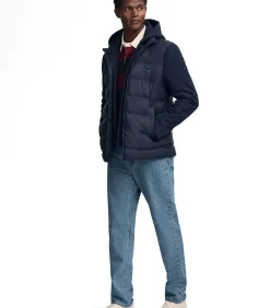 Marineblauwe jas Cenit met Polo Club-logo