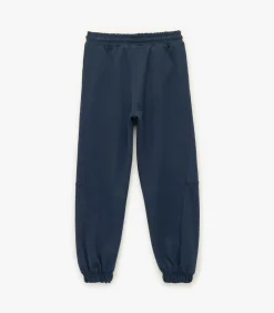 Marineblauwe Joggingbroek voor Jongens met Elastische Taille