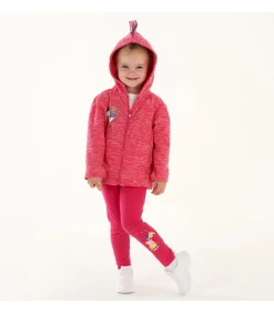 MARL - Hoodie Met Volledige Ritssluiting - Fuchsia