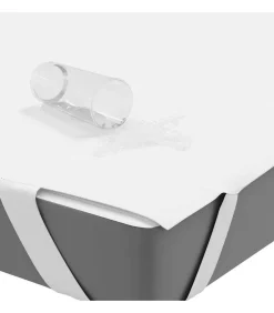 Matrasbeschermer waterdicht 90x200 cm wit