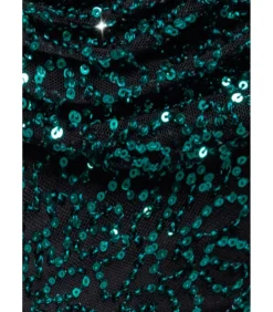 Maxi-jurk “Sequin Cowl One Shoulder Maxi Dress”