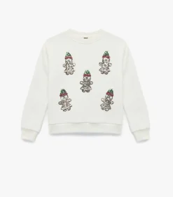 Meisjes Sweatshirt Ronde Hals Pailletten