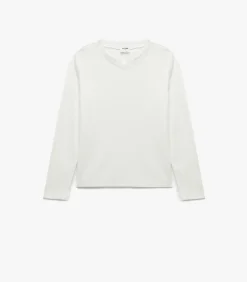 Meisjes T-shirt Lange Mouwen V-hals Kant