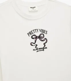 Meisjes T-shirt Lange Mouwen Katoen Ronde Hals