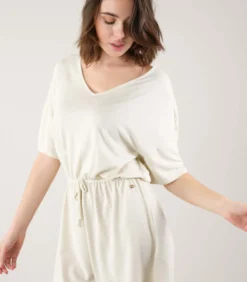 MELIA - Melia jumpsuit met elastische taille