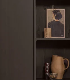 Merel opbergkast - Grenen - Middenbruin - 100x200x44