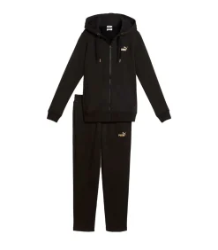Metallic Hooded Sweat Suit Fl Op