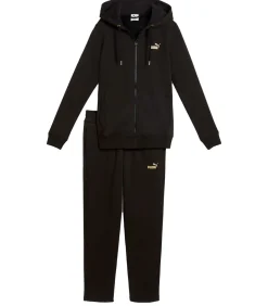 Metallic Hooded Sweat Suit Fl Op
