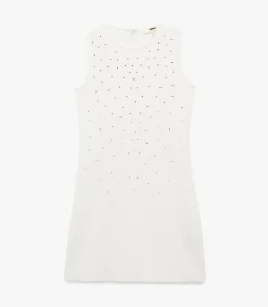 Mini-jurk Mouwloos Strass