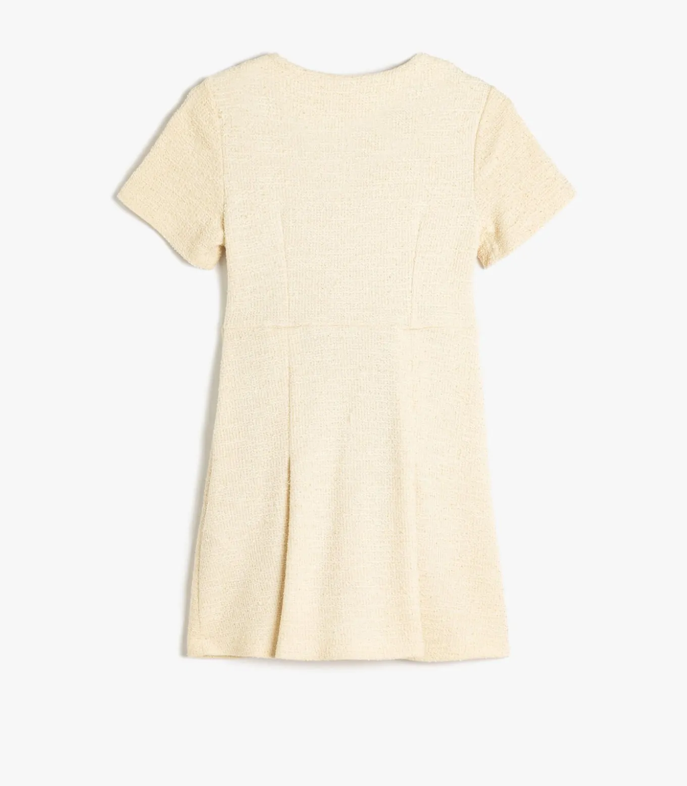 Mini-lengte Met knoppen Jurk