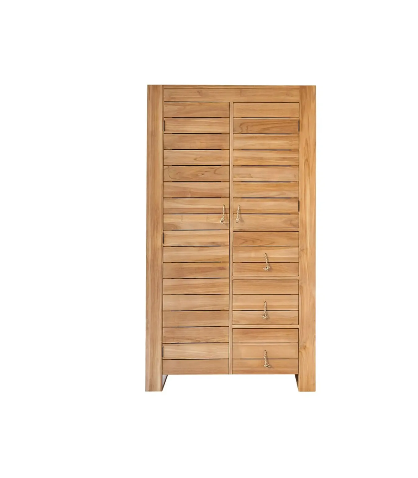 Minimalys - Hangkast van massief teakhout