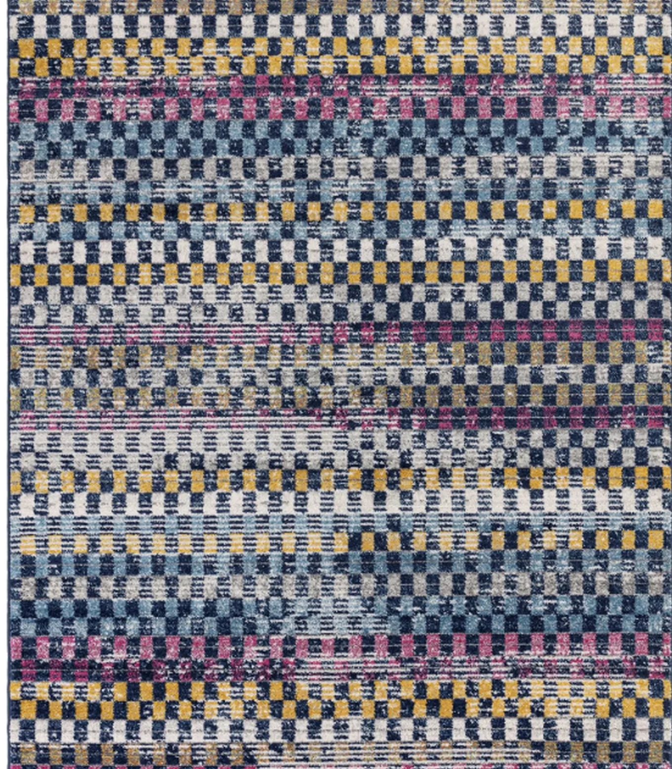 Modern platgeweven tapijt CHESS