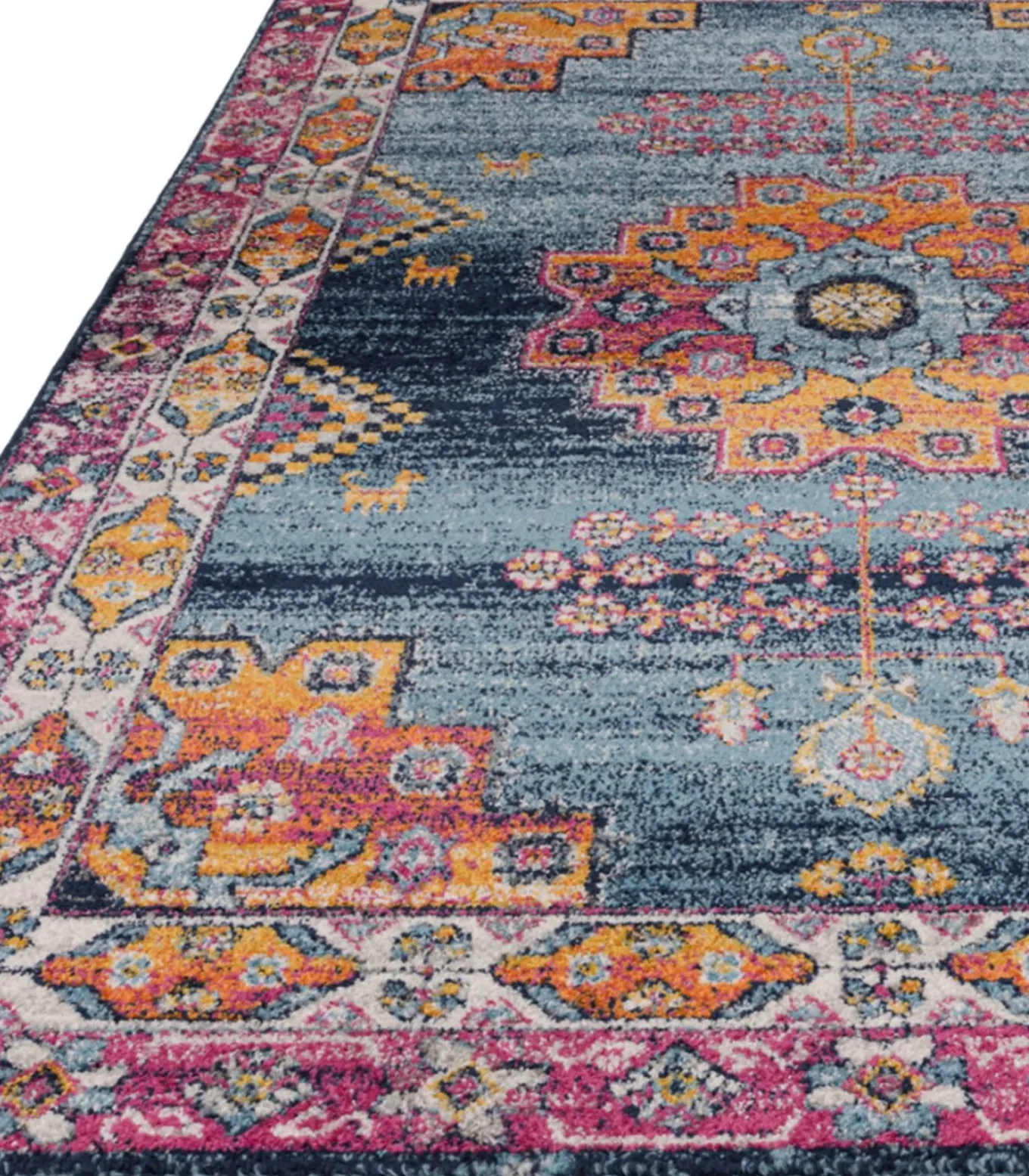 Modern platgeweven tapijt CROWN