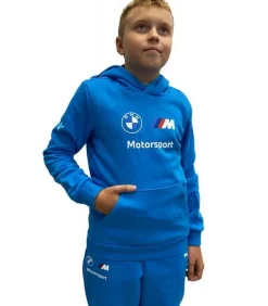 MOTORSPORT - Trui met kap - Blauw