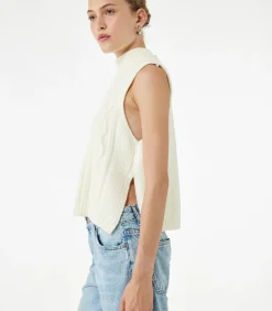 Mouwloze Trui Dik Yaka